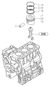 China PJ7415370 Piston rings (kit) Volvo.Heavy parts EC25, EC30, EC35 for sale