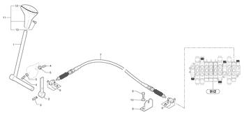 China PJ5270553 Control cable Volvo.Heavy parts EC15, EC20 for sale