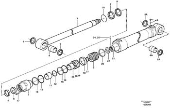 China 14513453 Piston rod Volvo.Heavy parts for sale