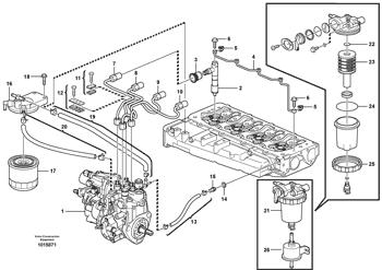 China VOE11714445 Injector Volvo.Heavy parts MC70B for sale