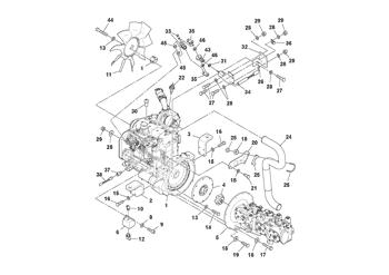 China RM13474408 Fan belt Volvo.Heavy parts DD112/DD118/DD120 for sale