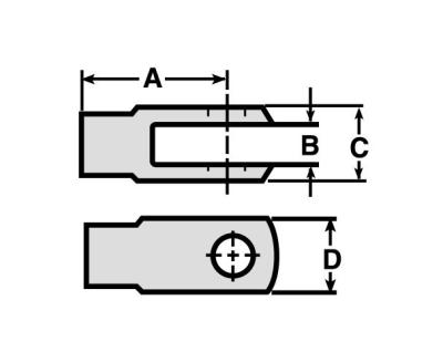 China 8T-4815: Rod End-Yoke Type Caterpillar for sale