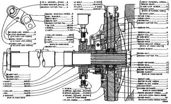 China 0T0355 LOCK Caterpillar parts 931B, 931C, 931C II, 933, 935B, 935C II, 939, 941, 951B, 955H, 955K, 955L, D3, D342, D3B, D3C, D3C II, D3C III, D4C, D4C II, D4C III, D4D, D4E, D4E SR, D5C, D5C III for sale