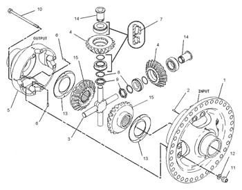 China 1017517 HOUSING Caterpillar parts 631E, 657E, 657G, 69D, 768C, 769C, 769D, 770, 771C, 771D, 772, 772G, 772G OEM for sale