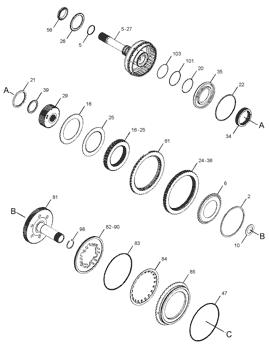 China 2225203 DISC-FRICTION Caterpillar parts 725, 725C, 730, 730C, 735, C9, CX31, CX31-C13I, CX31-C15I, CX31-C18I, CX31-C9I, CX31-P600, CX35, CX35-C18I, CX35-P800, TH31-E61, TH35-C11I, TH35-C13I, TH35-C13T, TH35-C15I, TH35-C15T, TH35-E81 for sale