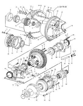 China 1122255 GEAR-DIFFERENTIAL Caterpillar parts 631E, 631G, 633E II, 637E, 637G for sale