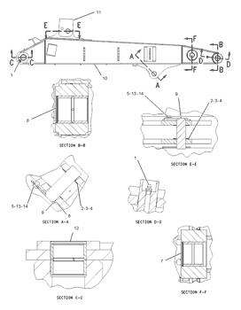 China 1372819 BUSHING Caterpillar parts 315B, 315B L, 317B LN, 318B, 320B, 320B FM LL, 320B U, 320C FM, 322B, 322B L, 322B LN, 322C, 325, 325B, 325B L, 325C, 330, 330 FM L, 330 L, 330B, 330B L, 385B, M320, M325B, TK1051 for sale