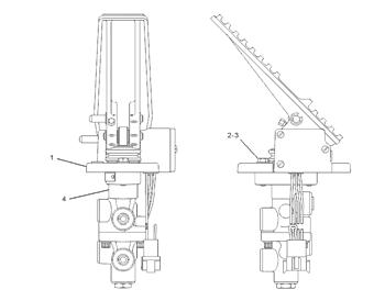 China 1196744 VALVE GP-BRAKE CONTROL Caterpillar parts 814F, 815F, 816F, 924F, 938F, 950F, 950F II, 960F, 966F, 966F II, 970F, IT24F, IT28F, IT38F, R1300, R1300G, R1300G II for sale