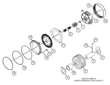 China 3341032 DISC-FRICTION Caterpillar parts 545, 545C, 814F, 814F II, 815F, 815F II, 816F, 816F II, 970F, R1600, R1600G, R1600H for sale