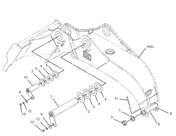 China 1023196 PIN AS Caterpillar parts 322, 322 FM L, 322B, 322B L, 322B LN, 322C, 322C FM, 330B L, 330C FM, 330D FM, 568 FM LL for sale