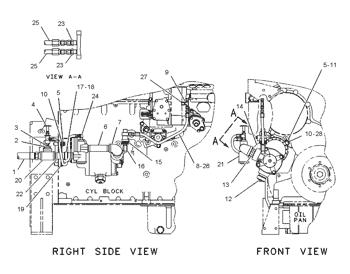 China 1065521 STARTING MOTOR GP-AIR Caterpillar parts 3304, 3304B, 3306, 3306B, G3304 for sale