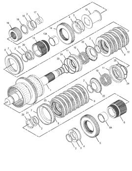 China 2312236 DISC AS-FRICTION Caterpillar parts 938F, 938G, 938G II, 938H, IT38F, IT38G, IT38G II, IT38H for sale