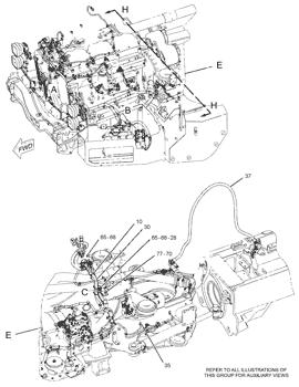 China 1717214 LAMP GP-HEAD Caterpillar parts 725, 730, 735, 740 for sale