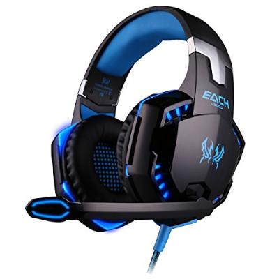 China G2100 Headband Gaming Glow Headset Subwoofer Driver Computer Head-port Headset for sale