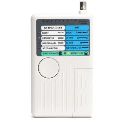 China Stainless Steel Remote RJ11 RJ45 USB BNC LAN Network Cable Tester For UTP STP LAN Cables Tracker Detector for sale