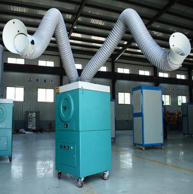 China Hotels factory industrial mobile portable dust collector / dust removal equipment / welding fume extractor for sale