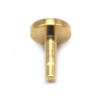 China Automotive Connector Customization Terminal Pins Welding Pogo Male Connector Brass Gold Plated SMT Pin for sale