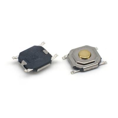 China Customized TS-C005 4*4*1.5H/2.5H/5H square tact switch 4 pin SMD/SMT copper top waterproof micro switch 01 for sale