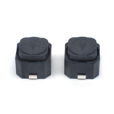 China TS-E013 6*6*5 SMD Mini Tact Switch Electronics A6 Silent Switch Button Silicone SW-PB Auto Silent Waterproof Tact Switch for sale