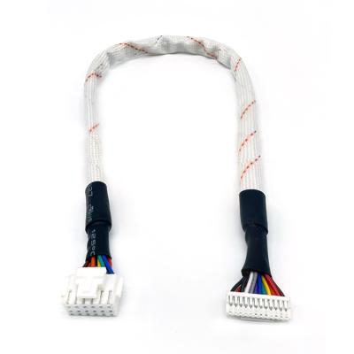 China Industrial Equipment Customized 12 Pin To 12 Pin Electronic Appliance Harness Mains Braided Power Adapter Sleeve Cable Matrix Cable for sale