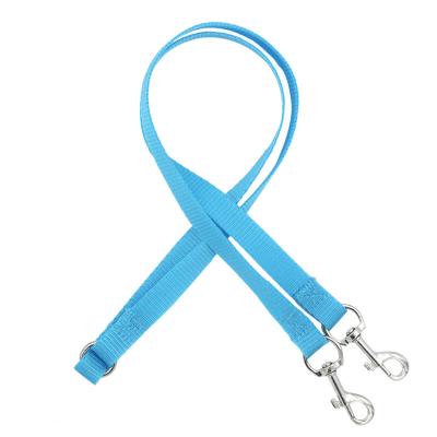 China Free Sample Wholesale 2021 New Personalized High Quality Pet Supplies Dog Leash Nylon Pet Double Head Leash for sale