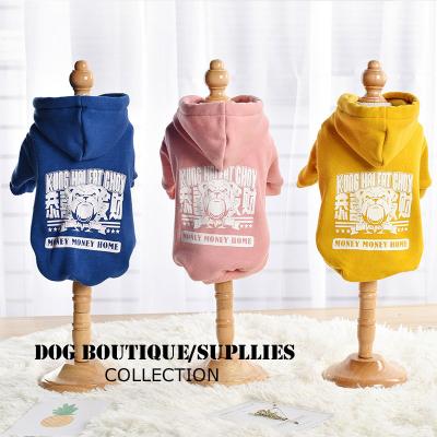 China Autumn And Winter Warm Pet Viable New Clothes For Dogs And Cats Biped Hoodie Clothes for sale