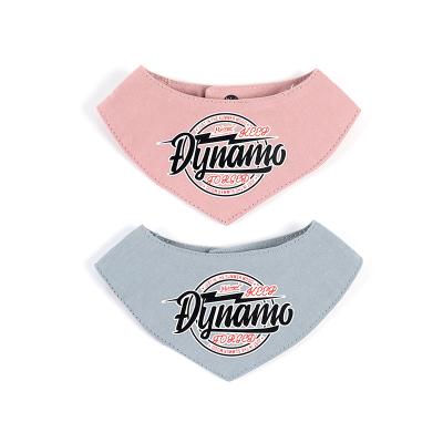 China 2021 New Viable Single Layer Letter Print Dog Saliva Pet Towel Scarf Cat Collar Muzzles for sale