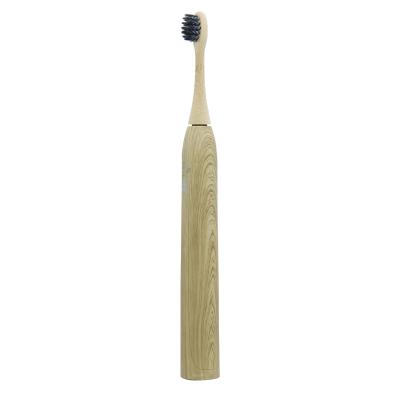 China New Lady's Idea 3 Style Brushing Smooth Handle Battery Operated Eco-friendly Replace Bamboo Heads Electric Toothbrush for sale