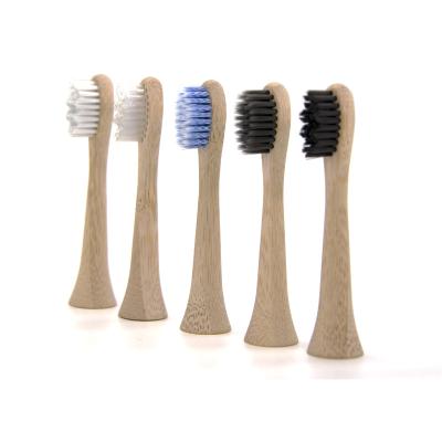 China 100% Factory Sale Natural Biodegradable Electric Toothbrush Fit P hilip S Natural Eco Friendly Bamboo Toothbrush Heads for sale