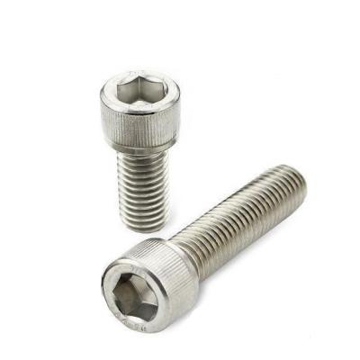 China Titanium Light Grade 5 (Ti-6Al-4V) TC4 Hex Socket Head Cap Bolt GRA 12.9 DIN912 M2.5*10-* Screws For Sale for sale