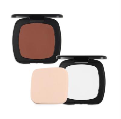 China Sunscreen Mineral Face Makeup Pressed Powder Compact Foundation For Dark Skin Private Label Pressed Powder for sale