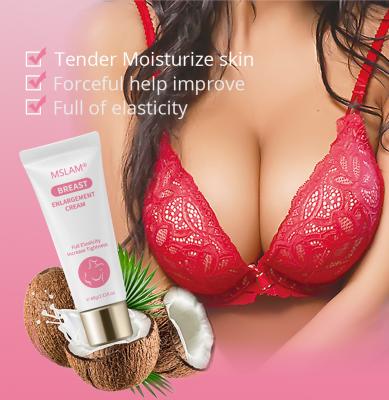 China LADY Breast Boobs Care Lotion Breast Enhancers MSLAM Firming Gels Coconut Rose Essential Oil Enhancement Cream for sale