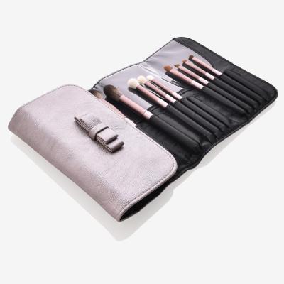 China Fashoion Makeup Brush Bag Rolling Case Pouch Holder 15 Pockets Cosmetics Bag for sale