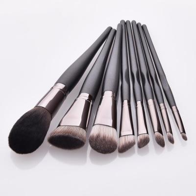 China Angular Blush Wholesale Cosmetic Make Up Brushes12pcs Natural OEM Professional Makeup Brush Set In Stock for sale