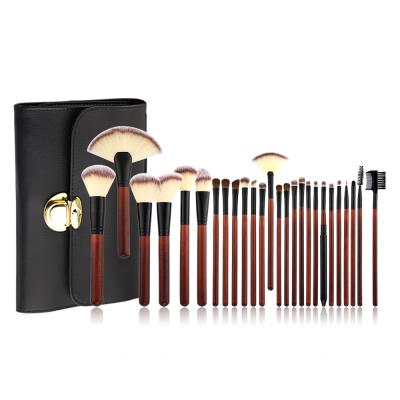 China Angular Blush Private Label Professional 26 PCS Makeup Brush Set for sale