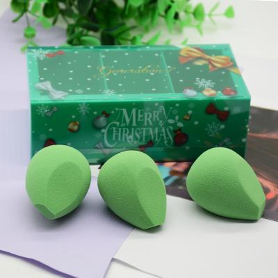 China Comfortable Christmas Gift Wholesales Hold Live Face Cosmetic Powder Makeup Breath / Makeup Sponge Set for sale