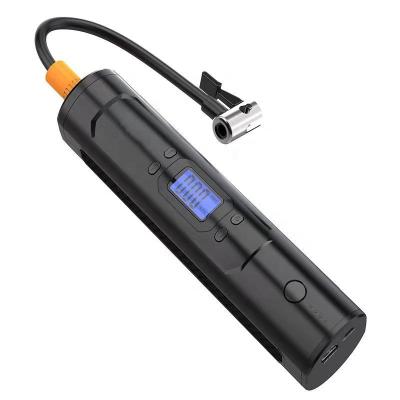 China Portable Electric Cordless Multifunctional Car Tire Inflator Auto Compressor Hand Pump Stop Compressor Car Auto Compressor for sale