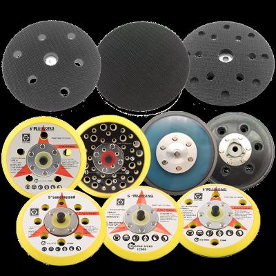 China 5 125mm Double Acting Random Orbital Pneumatic Electric Polishing Sanding Pads Inch Hook Sander Disc Polishing and Loop Backing Pad for sale