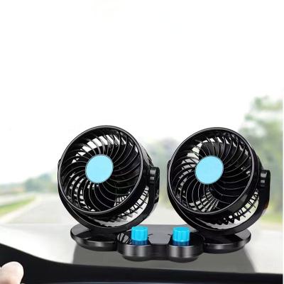 China Factory Price Single 5inch Low Noise Vehicle Blower Car Fan 5Inch And Dual Capacitor 12v Electric Universal for sale