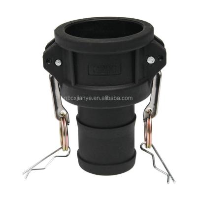 China Water Pipe Polypropylene Camlock Coupling Quick Fitting For Type C Pipe Leg for sale