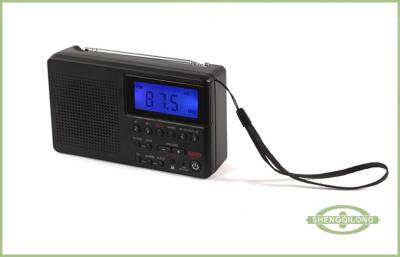 China Miniature Multi Band Radios with PLL Tuner , LCD Display with Blue Backlight for sale