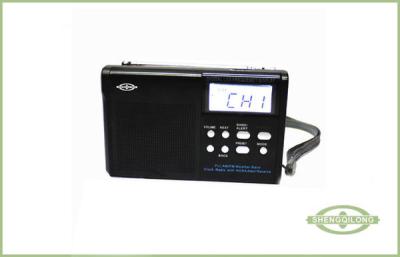 China Portable / Desktop Weather Alert Radios with LCD Display and Alarm Clock for sale