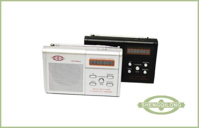 China Portable USB AM / FM radio with PLL FM Tuner , USB port / SD / MMC card slot for sale