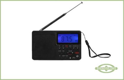 China Pocket Multi Band Radios with Alarm Clock and Blue backlight LCD dispaly for sale