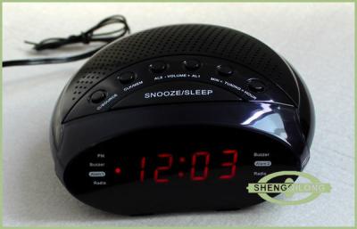 China Mini Dual Alarm Digital Clock Raido with PLL Radio Tuner, LED display for sale