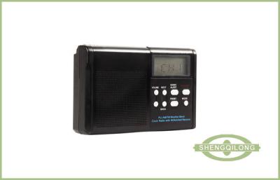 China Portable Alarm Clock Multi-band Radios with Weather Band (NOAA Alert Receiver) for sale