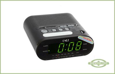 China Alarm Digital Clock Radio with AM / FM, Built-in Speaker, Support USB / SD for sale