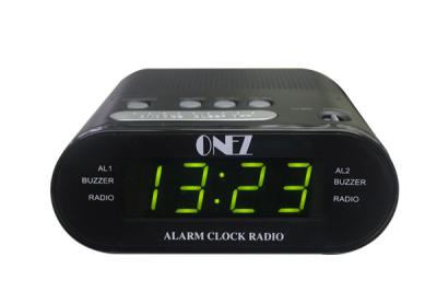 China Sleep Timer Tabletop Clock Radio With PLL AM / FM Tuner and Snooze Function for sale