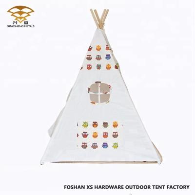 China Kids Play Camping Equipment Popular DIY Design Kids Children Teepee Indoor Outdoor Tent for sale