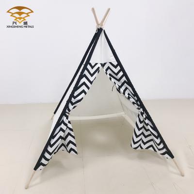 China Children Play Camping Equipment Cotton Children Teepee Tent Decoration For Kids Play House for sale